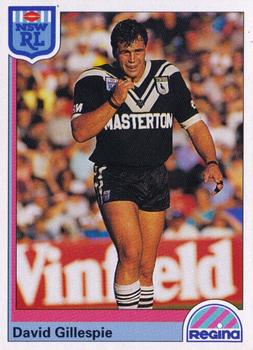 1992 Regina NSW Rugby League #2 David Gillespie Front
